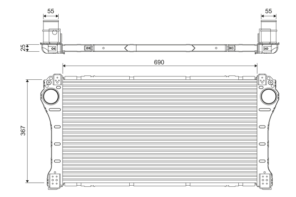 NRF 30194 Intercooler