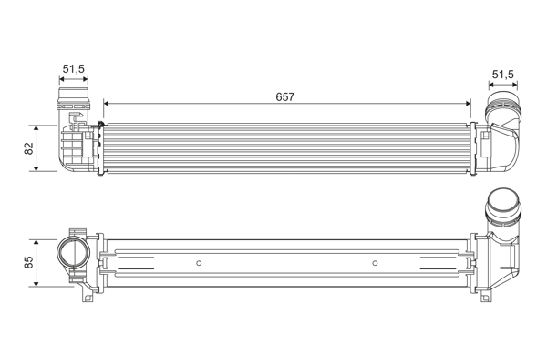 VALEO 818389 Intercooler,...