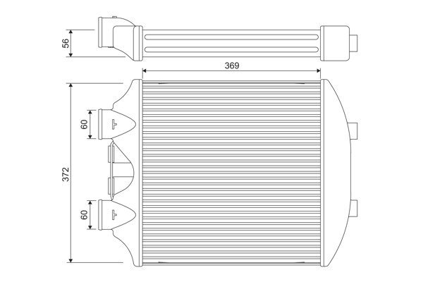 VALEO 818393 Intercooler,...