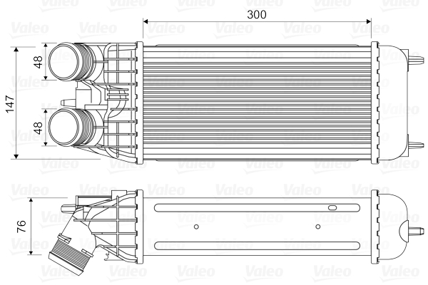 VALEO 818547 Intercooler-Intercooler-Ricambi Euro