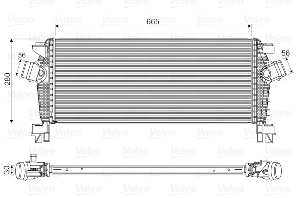 VALEO 818566 Intercooler-Intercooler-Ricambi Euro