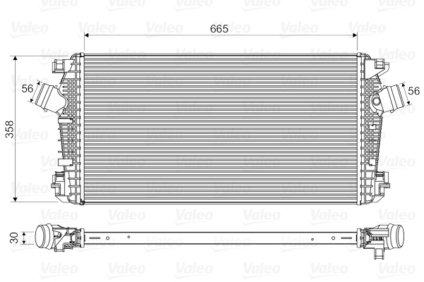 VALEO 818567 Intercooler,...