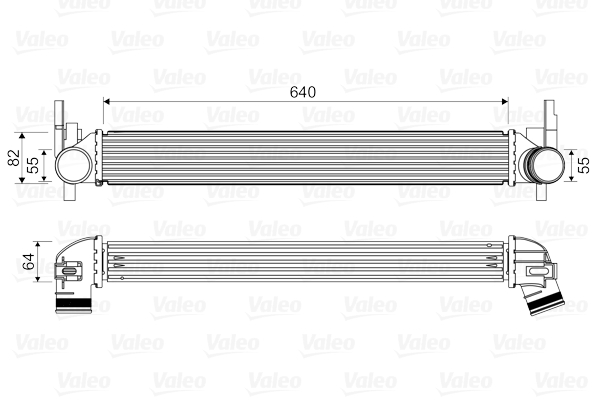 VALEO 818574 Intercooler,...