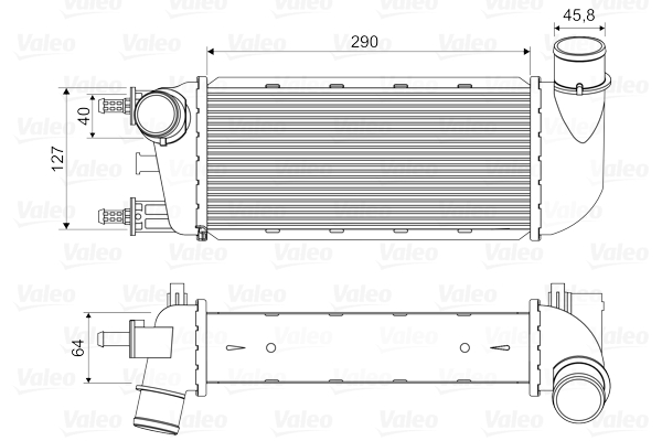 VALEO 818582 Intercooler