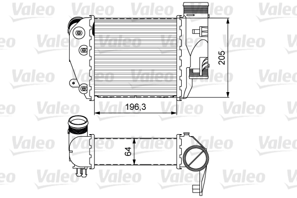 VALEO 818610 chladič turba