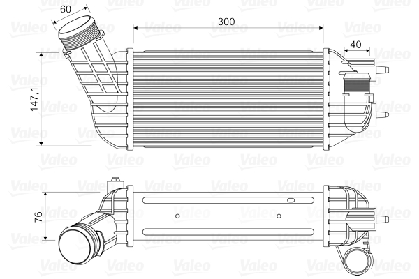 VALEO 818652 Intercooler-Intercooler-Ricambi Euro