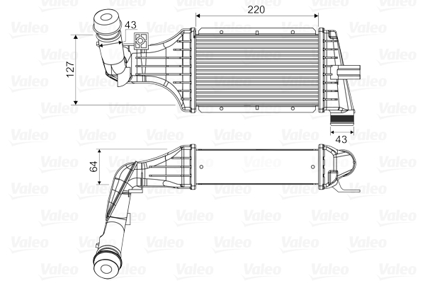 VALEO 818660 Intercooler-Intercooler-Ricambi Euro