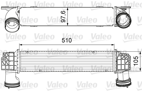 VALEO 818664 Intercooler-Intercooler-Ricambi Euro