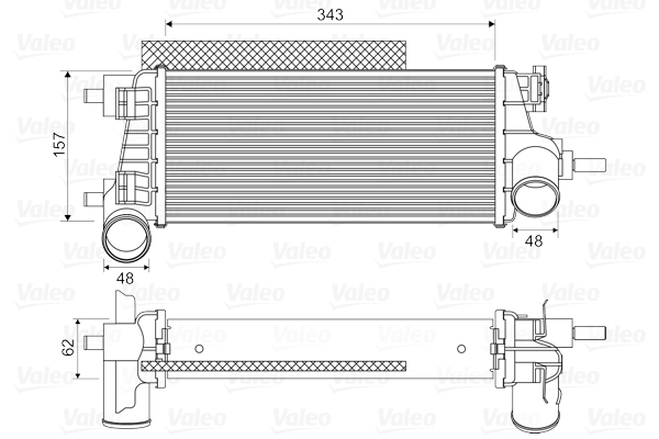 VALEO 818667 Intercooler-Intercooler-Ricambi Euro