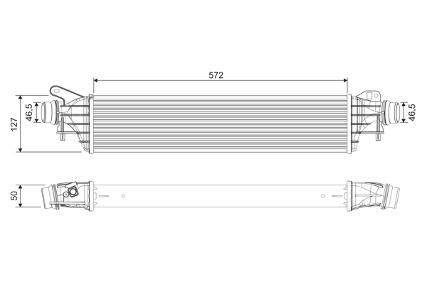 VALEO 818697 chladič turba