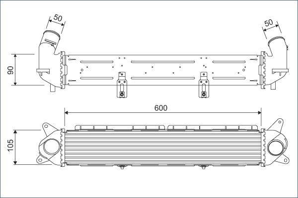 VALEO 822928 Intercooler,...