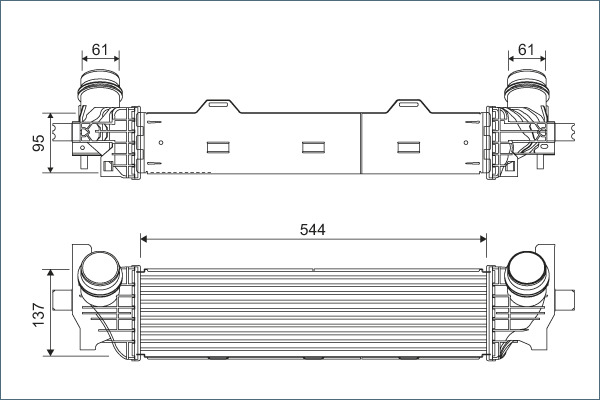 VALEO 822934 Intercooler,...