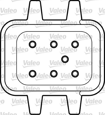 VALEO 850306 Alzacristallo