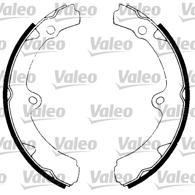 VALEO 562710 Bromsbackar, sats