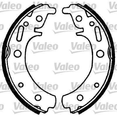 VALEO 562718 Bromsbackar, sats