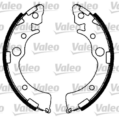 VALEO 553684 Kit ganasce freno-Kit ganasce freno-Ricambi Euro