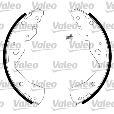 VALEO 564035 Bromsbackar, sats