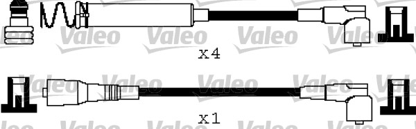 VALEO 346665 Kit cavi accensione