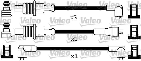 VALEO 346650 Kit cavi accensione-Kit cavi accensione-Ricambi Euro