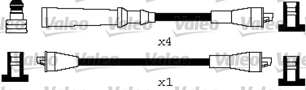 VALEO 346642 Kit cavi accensione-Kit cavi accensione-Ricambi Euro