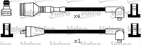 VALEO 346624 Kit cavi accensione-Kit cavi accensione-Ricambi Euro