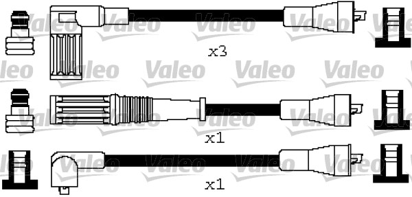 VALEO 346617 Kit cavi accensione-Kit cavi accensione-Ricambi Euro