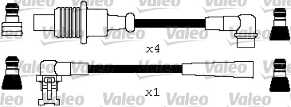 VALEO 346604 Kit cavi accensione