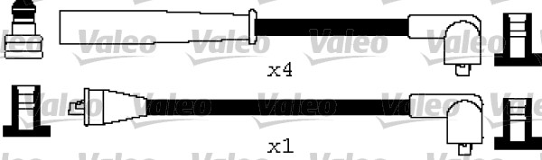 VALEO 346603 Kit cavi accensione-Kit cavi accensione-Ricambi Euro