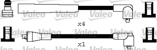 VALEO 346584 Kit cavi accensione