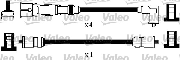 VALEO 346581 Kit cavi accensione-Kit cavi accensione-Ricambi Euro