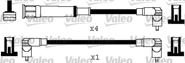 VALEO 346578 Kit cavi accensione