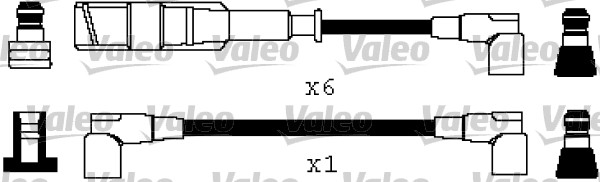 VALEO 346570 Kit cavi accensione