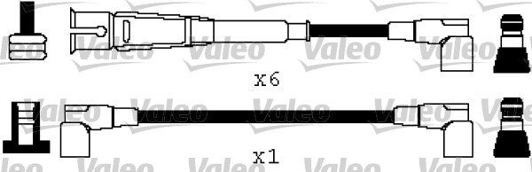 VALEO 346567 Kit cavi accensione-Kit cavi accensione-Ricambi Euro