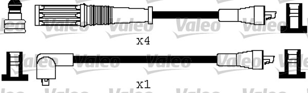 VALEO 346532 Kit cavi accensione-Kit cavi accensione-Ricambi Euro