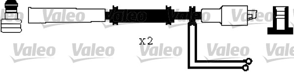 VALEO 346518 Kit cavi accensione-Kit cavi accensione-Ricambi Euro