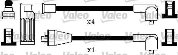 VALEO 346502 Kit cavi accensione-Kit cavi accensione-Ricambi Euro