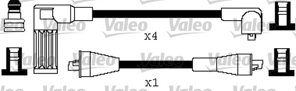 VALEO 346500 Kit cavi accensione-Kit cavi accensione-Ricambi Euro