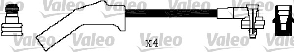 VALEO 346485 Kit cavi accensione