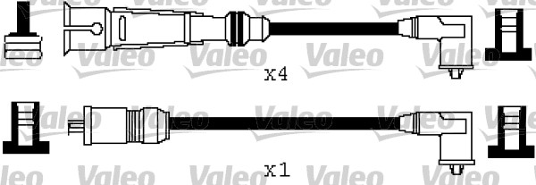 VALEO 346462 Kit cavi accensione