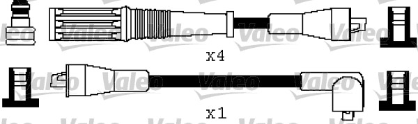 VALEO 346458 Kit cavi accensione-Kit cavi accensione-Ricambi Euro