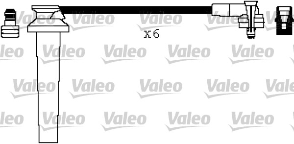 VALEO 346456 Kit cavi accensione-Kit cavi accensione-Ricambi Euro