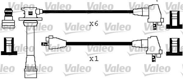 VALEO 346448 Kit cavi accensione