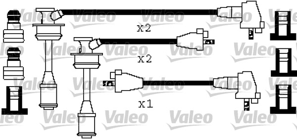 VALEO 346447 Kit cavi accensione