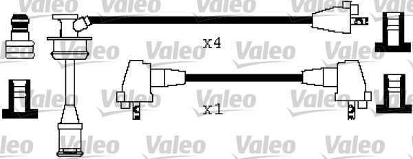 VALEO 346444 Kit cavi accensione