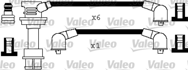 VALEO 346425 Kit cavi accensione