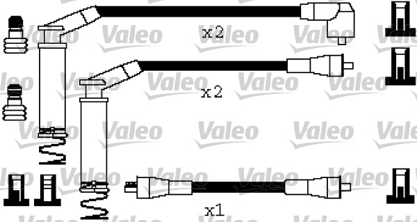 VALEO 346404 Kit cavi accensione