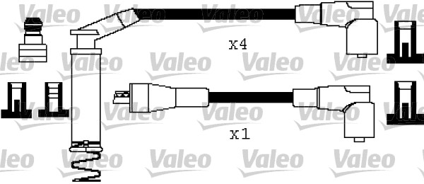 VALEO 346403 Kit cavi accensione-Kit cavi accensione-Ricambi Euro