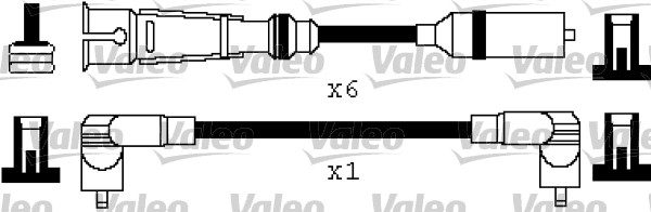 VALEO 346386 Kit cavi accensione