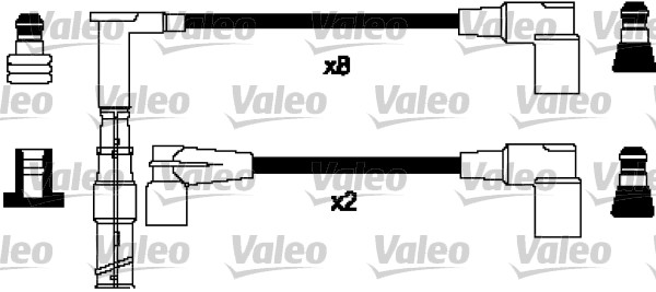 VALEO 346379 Kit cavi accensione