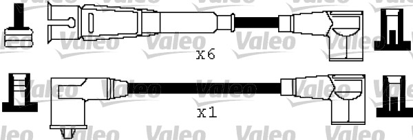 VALEO 346359 Kit cavi accensione-Kit cavi accensione-Ricambi Euro